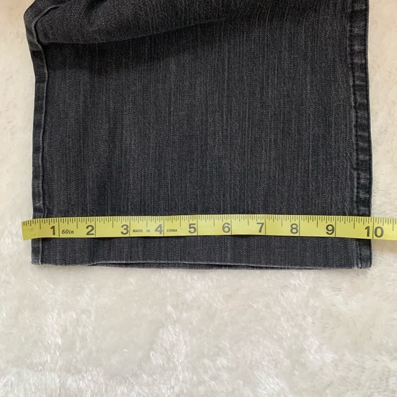 INC Petite faded black wide leg jeans - Picture 4 of 5
